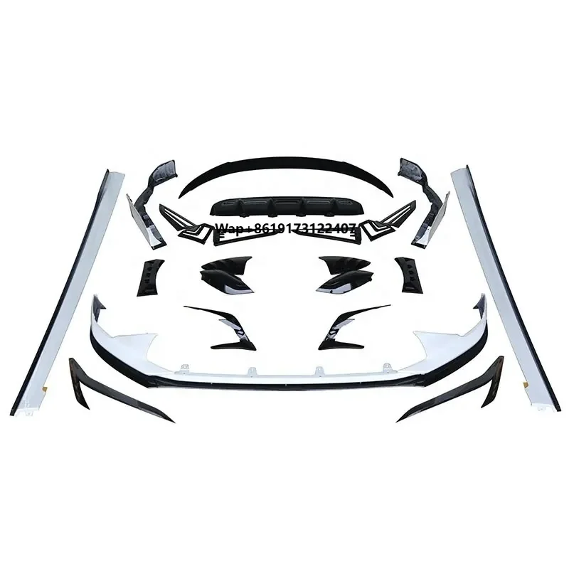 

High Quality Car Body Kits for ES300H 2018-2021 Upgrade Front Splitter Lip Side Skirts Rear Lip Spoiler Tail Wing Assembly