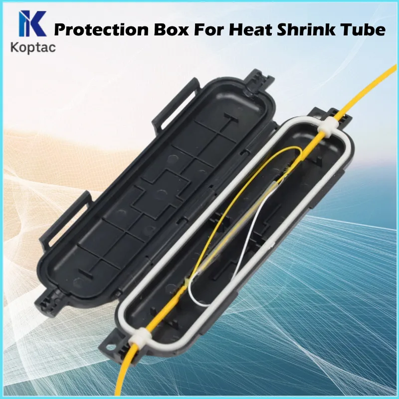 

10pcs Optical Fiber Protection Box For Heat Shrink Tubing to Protect Splice Waterproof Box Drop Cable Protection Box