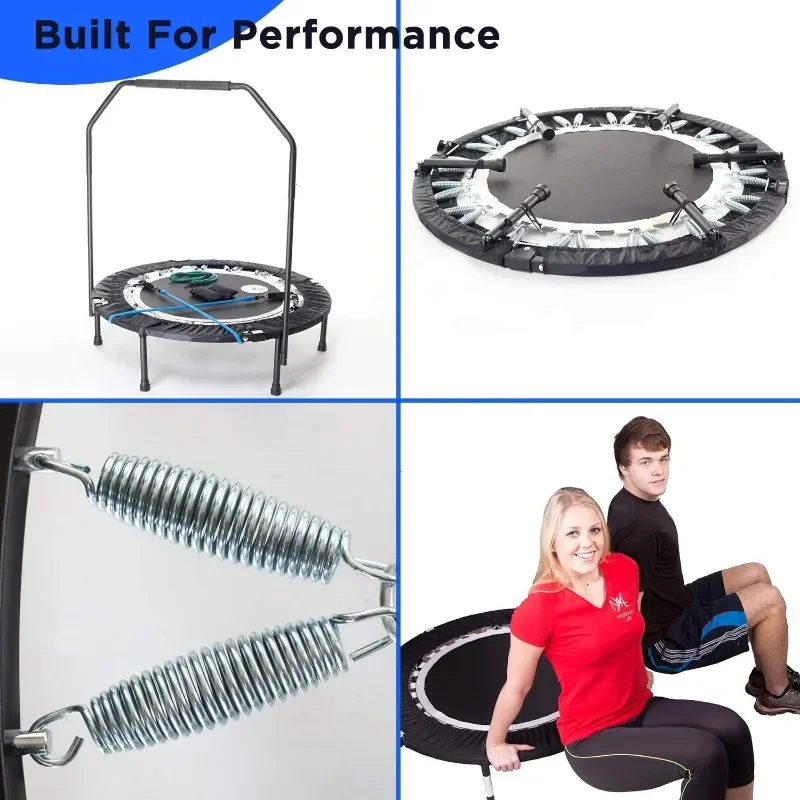 Rimbalzo pieghevole USA votato #1 Mini trampolino per esercizi Indoor per adulti con borsa per il Fitness e la perdita di peso da Bar