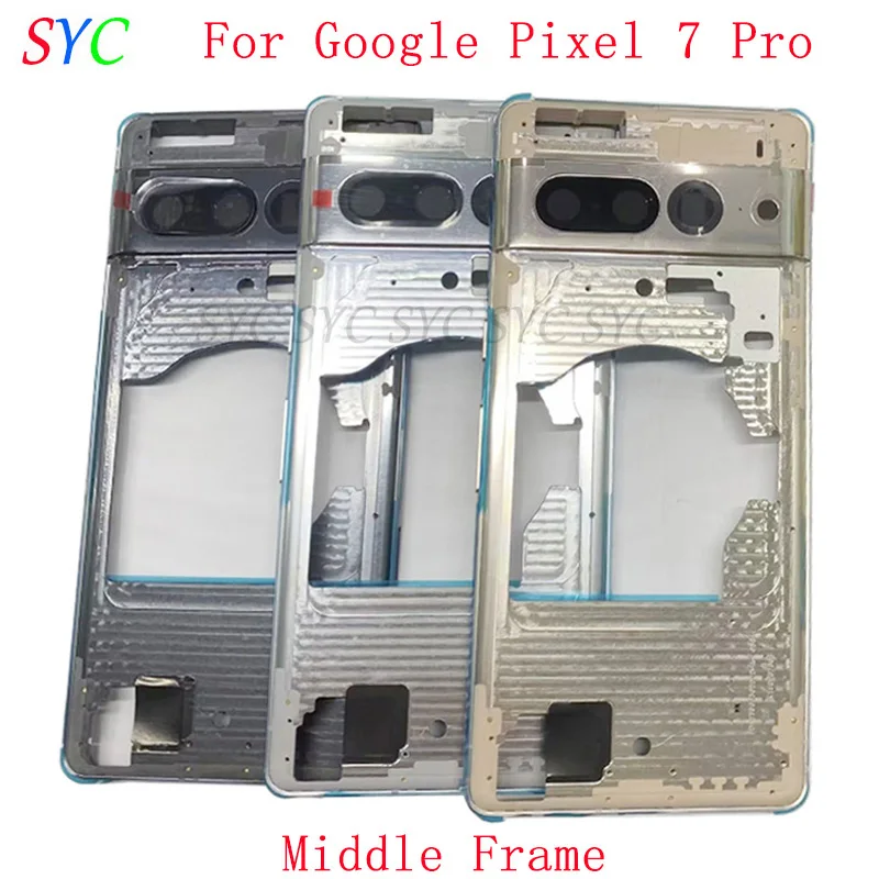 

Средняя рамка Центральная Крышка корпуса КОРПУСА ДЛЯ Google Pixel 7 Pro телефона Металлическая рамка ЖК-дисплея запасные части