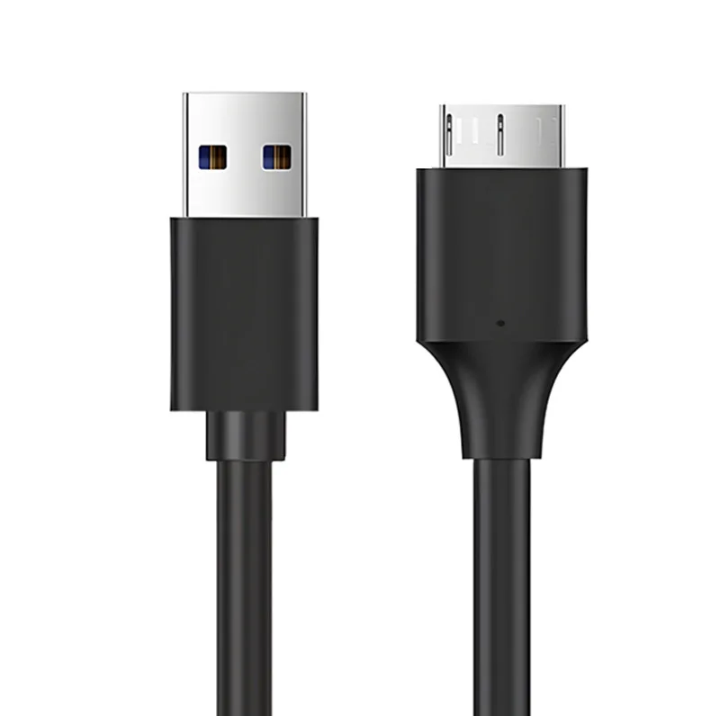HDD-kabel Hoge snelheid datasynchronisatiekabel USB3.0 Type A naar USB 3.0 Micro B mannelijke adapterdraad Sluit externe harde schijf telefoonkabel aan