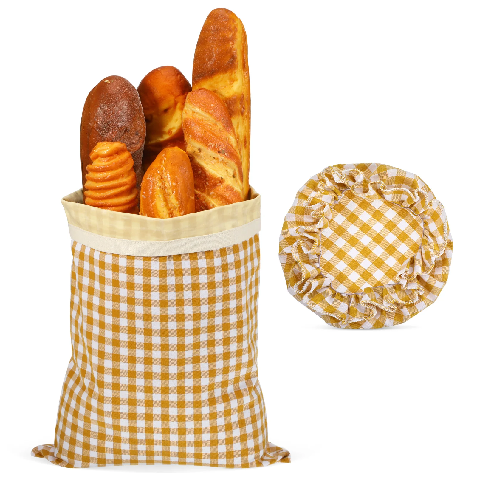 

1 set 1 Set Reusable Beeswax Sourdough Natural Food Preservation Proofing Cover Homemade Loaf Bag Set Kitchen Counter Keeper