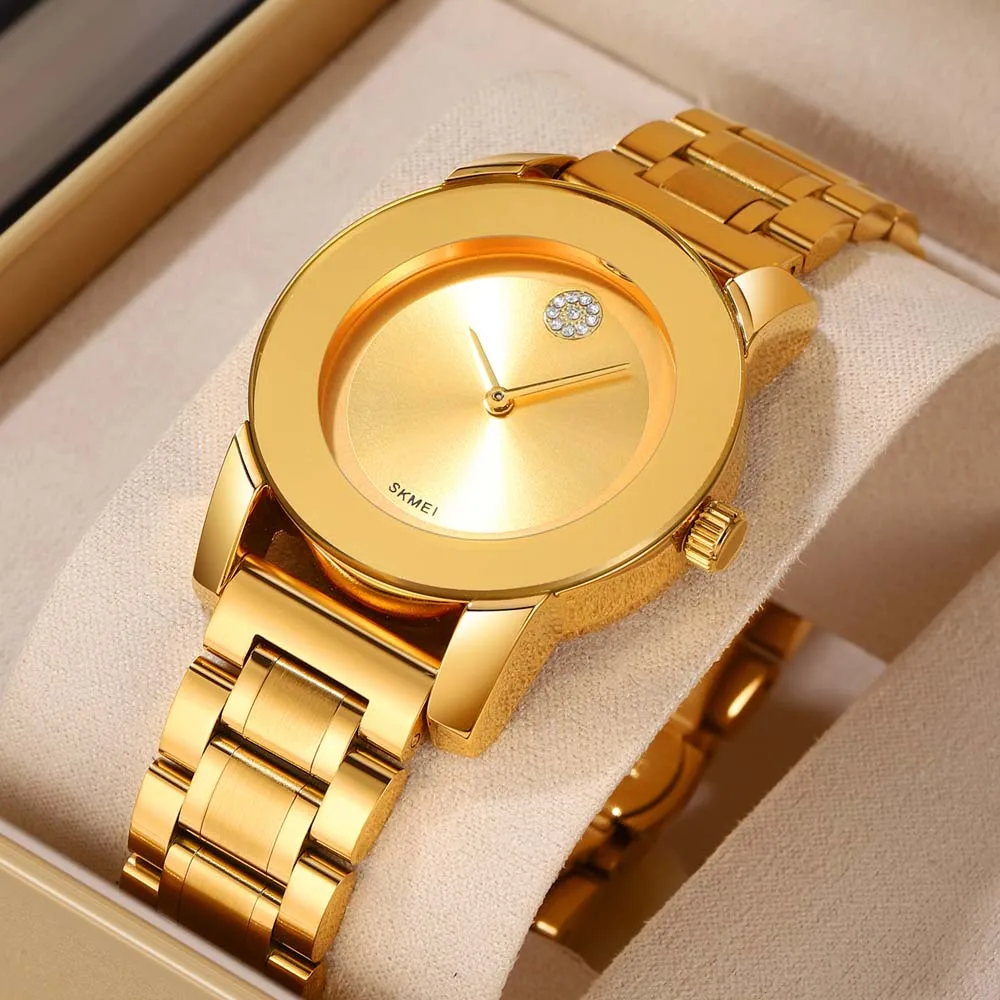 SKMEI 2176 Luxury Minimalist Quartz Watch Unisex 30M Waterproof Women's Wristwatch Formal & Casual Wear часы женские