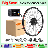 Bafang G020 48V 500W Front Rear Hub Motor Brushless Gear Bicycle Electric Bike Conversion Kit 20-29 Inch 700C Wheel Drive Engine