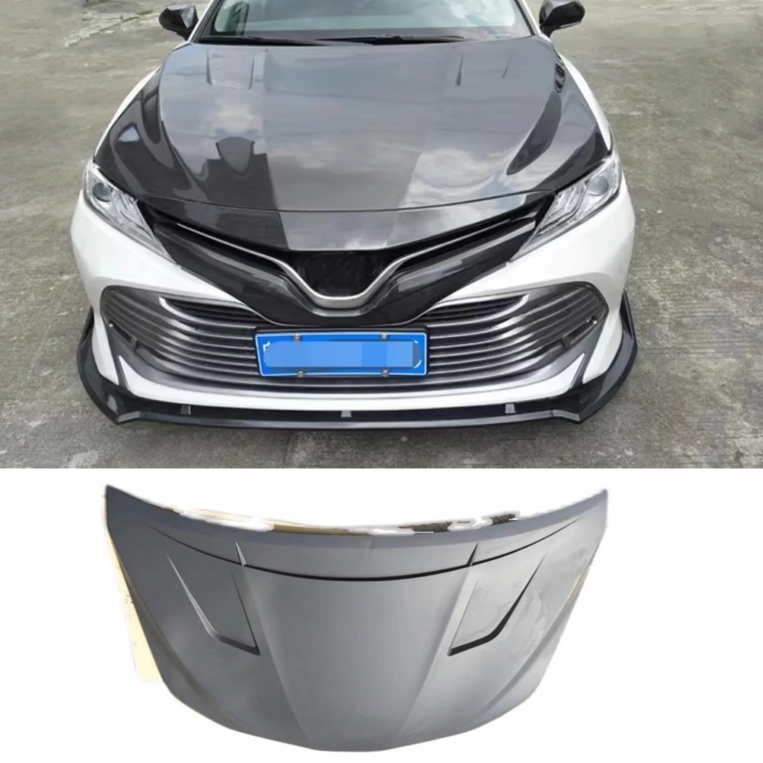 

Resin Engine cover Assembly for Toyota Camry 8th 18-20 modified Hood Engine Bonnet Body kit Car Accessories