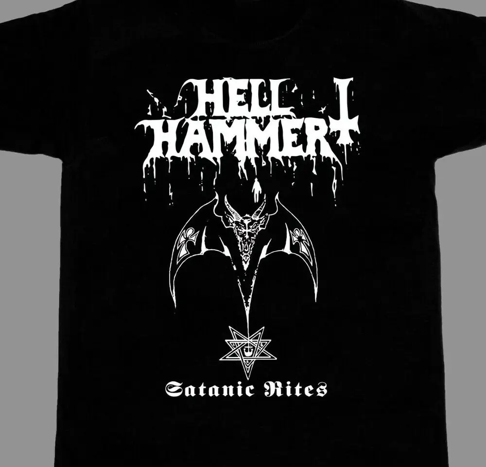 Hellhammer  Rites Album Men T-shirt Black Unisex All Sizes   Unisex T-shirts for Men Women Summer  vintage