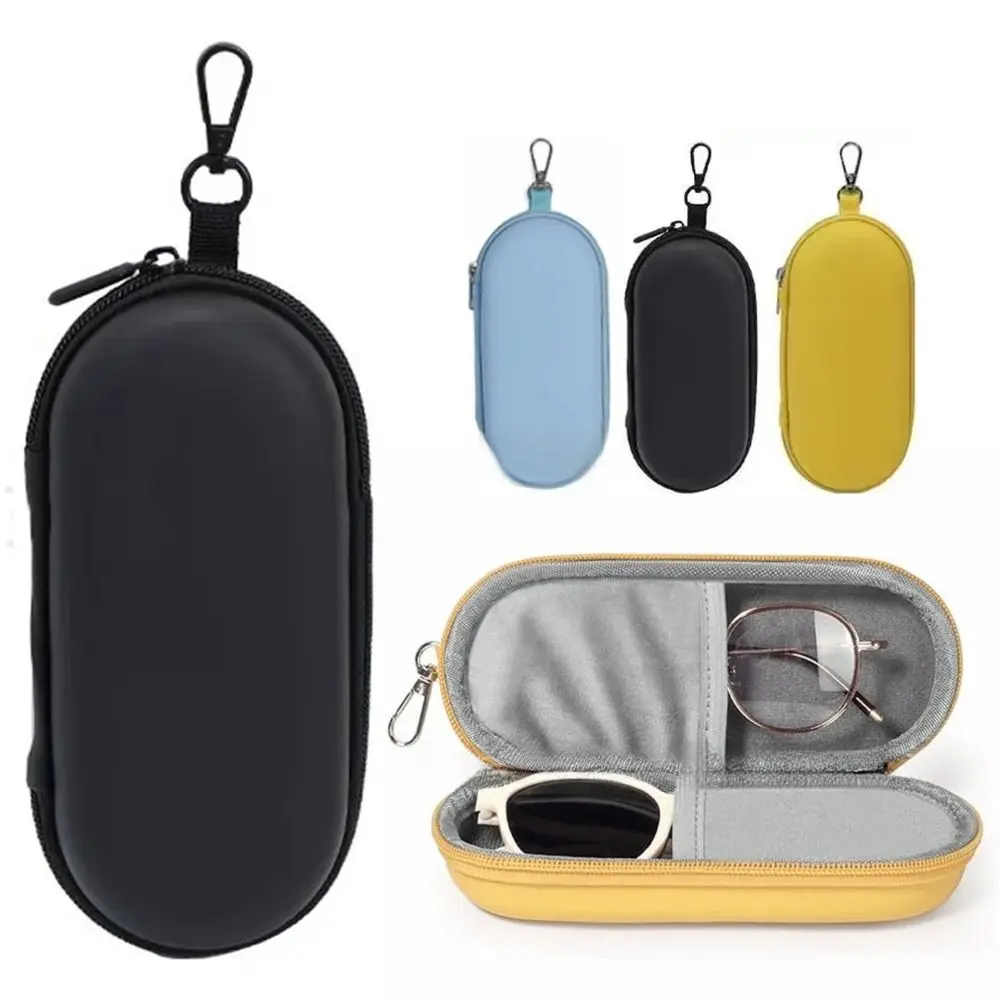 Durable Hard Shell Double Glasses Case Portable Simple Dual Sunglasses Cases Double Eyeglass Storage Box for Women Men