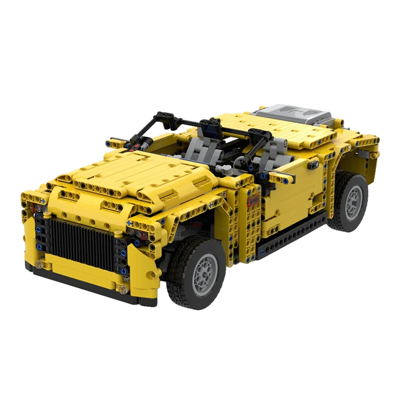 

1439PCS MOC City Champions Super Car Convertible Model Technology DIY Creative Building Blocks Display Birthday Gift Collectible