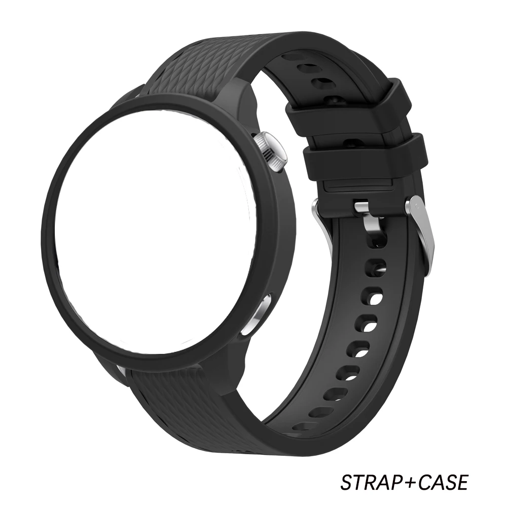 Tali Silikon + Casing untuk Jam Tangan OPPO X2 Gelang Mini Aksesori Korea untuk Jam Tangan OPPO X2 Gelang Mini Pengganti Gelang Olahraga