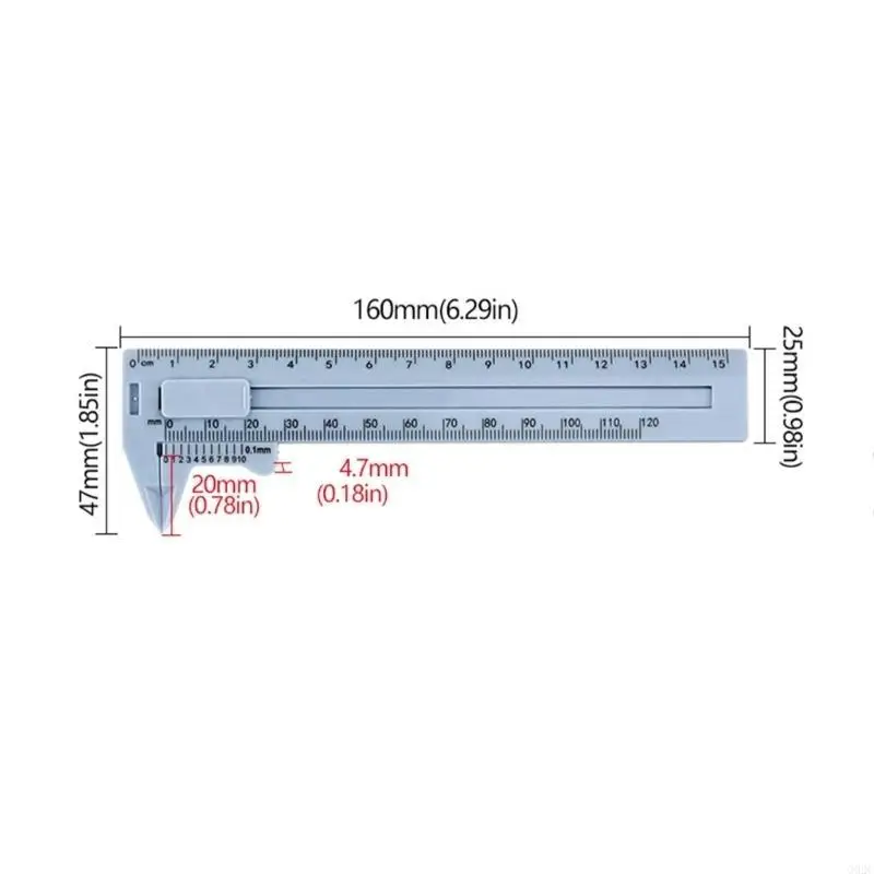 G92C Woodworking Ruler Measuring Instrument for Jewelry Diameter Thickness Measurement 0-120mm 0-150mm Vernier Caliper