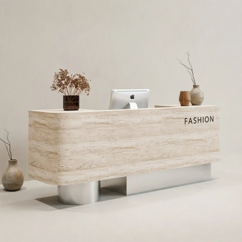 Large Hotels Modern Reception Desks Salon Beauty Cashier Table Reception Desk Workstations Events Mostrador Recepcion Furniture