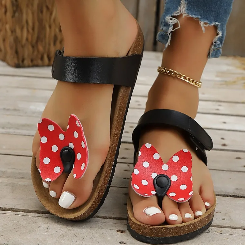 2026 New Hot Sale Butterfly Decor Casual Women's Slippers Summer Fashion Simple Soft Soled Comfort Women Shoes Мюли Женские
