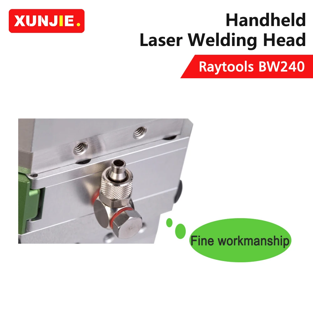 XUNJIE Original Raytools Welding Laser Head BW240 F100/150mm FL200/250/300/400mm With CCD Interface for 1054nm Welding Machine