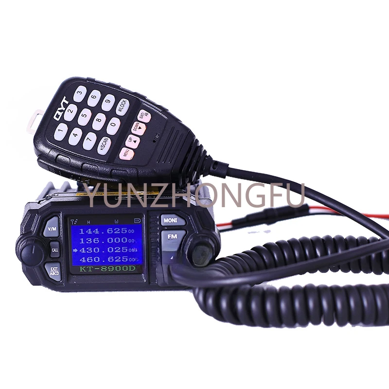 Qyt-Kt8900d Double Band Car Unit UV Wireless Intercom Walkie-Talkie 25W