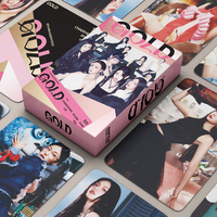 KPOP ITZY 9th MINI ALBUM GOLD Lomo Cards Double-Sided Boxed Photocard Yeji Lia Ryujin Yuna Chaeryeong Postcard Fans Collect Gift