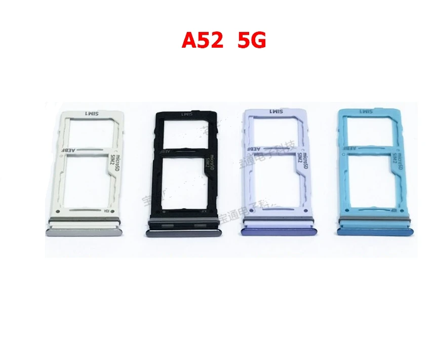 50Pcs Dual Sim Card Socket Slot Tray Reader Holder SD Adapter For Samsung Galaxy A13 A21s A33 A52 5G