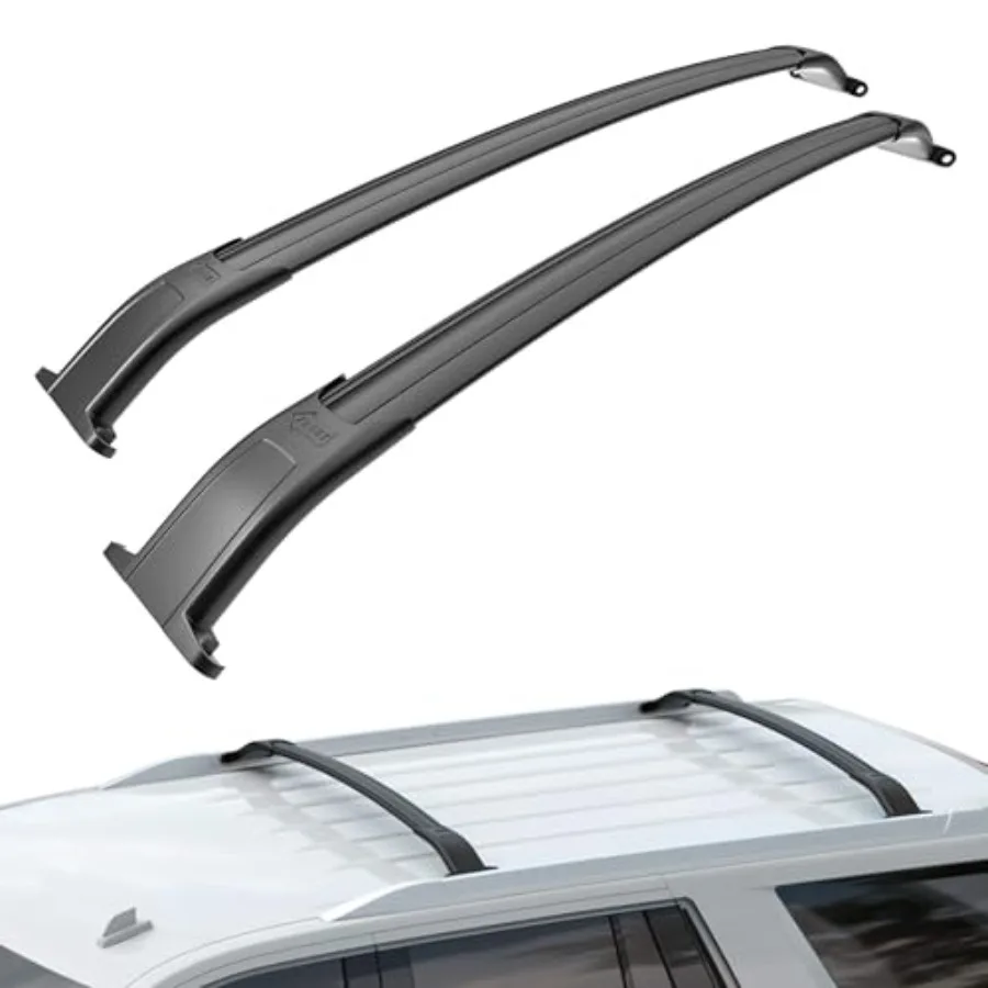 

220lbs Heavy Duty Roof Rack Cross Bars Fit for Chevrolet Chevy Tahoe Suburban GMC Yukon XL Cadillac Escalade ESV 2015-2020 Alum