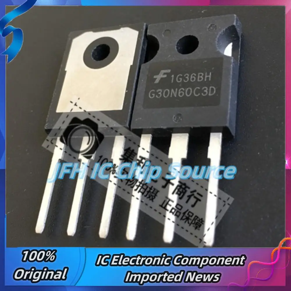 5PCS-10PCS G30N60C3D HGTG30N60C3D  IGBT TO-247  Best Quality Stock