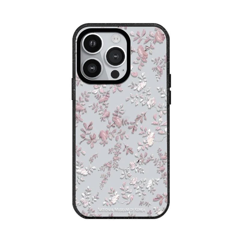 Pretty Florals Red FlowersAcrylic Phone Case With MagSafe For iPhone 16 15 14 13 12 Pro Max Plus Anti-drop Shockproof Back Cove