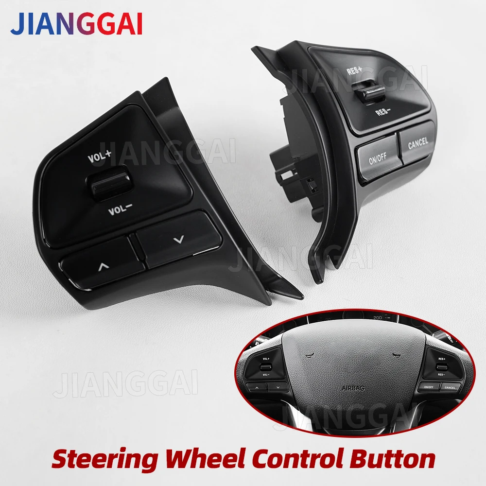 

Car Steering Wheel Control Volume Audio Buttons Combination Control Switch For KIA RIO 2011-2014 Car Accessories Buttons