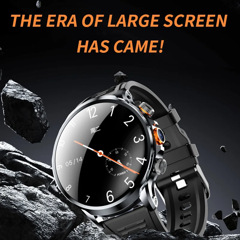 H18 Smart Watch With 1.95 inch IPS 1100mah Battery 128GB ROM 500W Camera GPS WIFI Heart Rate APP Download Smartwatch Android 9.0