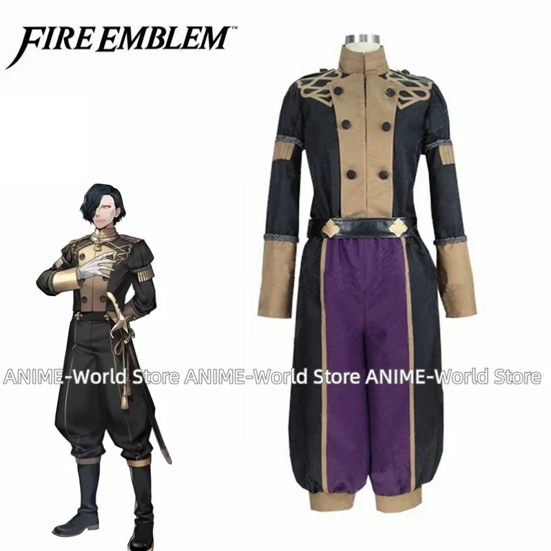 

Game Fire Emblem Three Houses Hubert von Vestra Cosplay Costume Made Costume Custom Size Any Szie