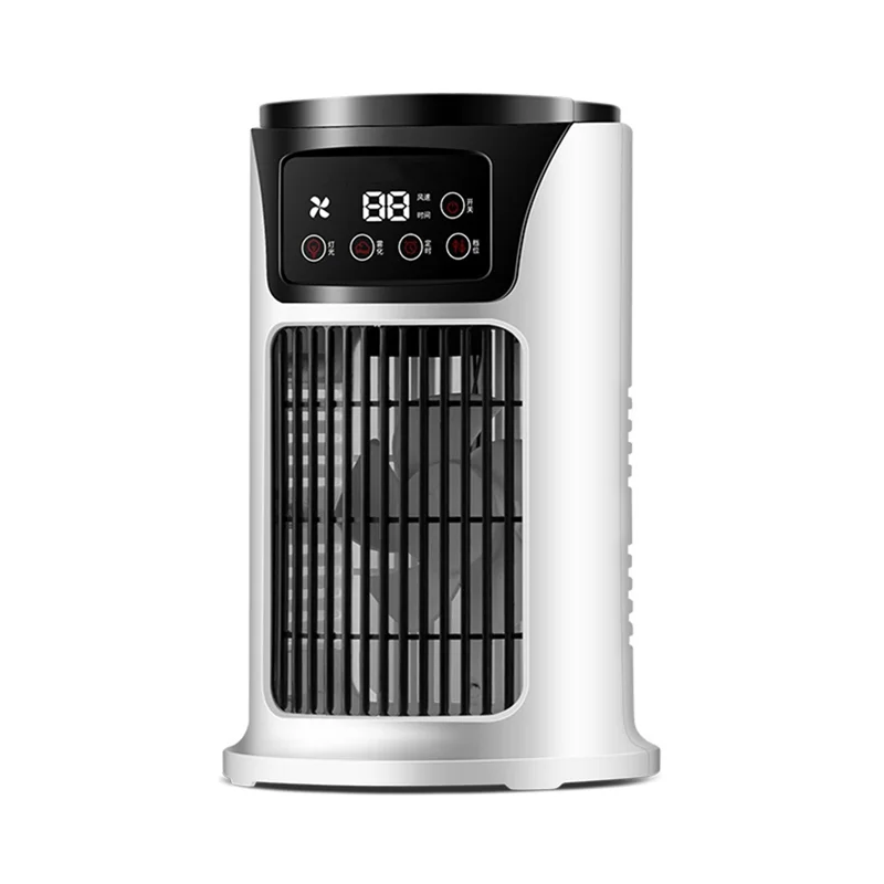 Refrigerador de ar elétrico para casa e dormitório, desktop estudantil, pequeno ventilador de vento, ventilador de refrigeração USB