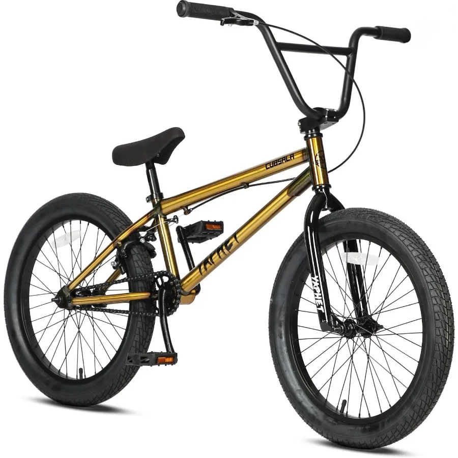 

Freestyle BMX Bike 20 Inch for Teen and Adult Beginners Hi-Ten Steel Frame Durable and Lightweight Design Multiple Color Option