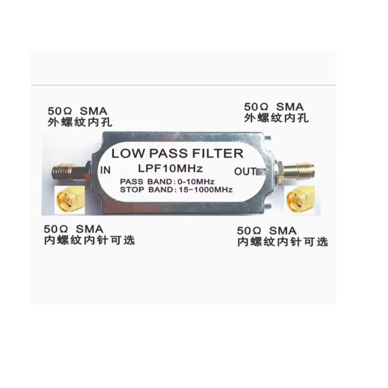 LC low-pass filter bandpass filter SMA filter