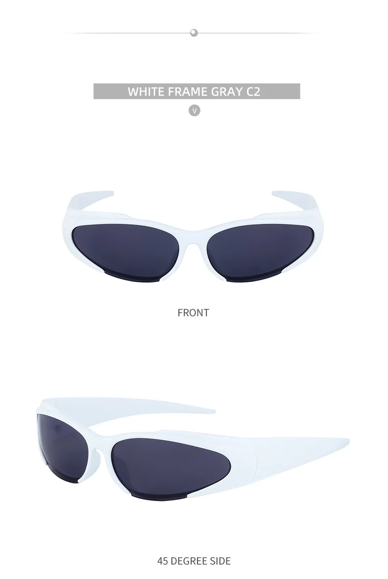 Neue y2k Sport Punk Sonnenbrille Frauen Männer Luxusmarke Mode Retro 2000's Brillen Vintage Steampunk Sonnenbrille Sonnenbrille uv400 – Detail 18