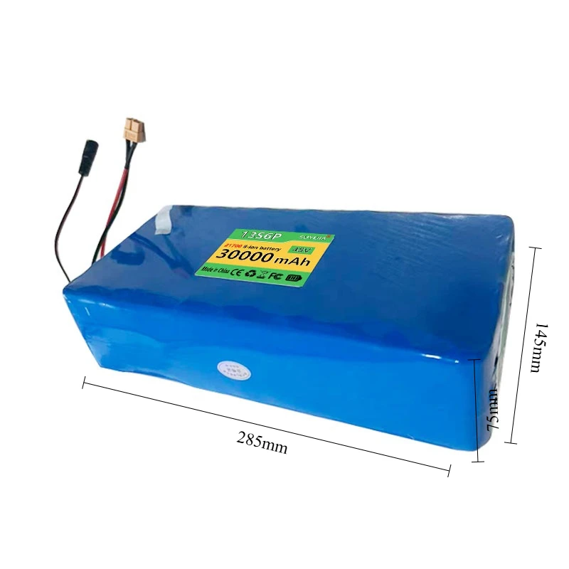 48V Battery 21700 13S6P 30Ah 50A BMS Battery Pack for 250W-2000W Electric Bike Bicycle, Scooter and Bafang Motor with 5A Charger