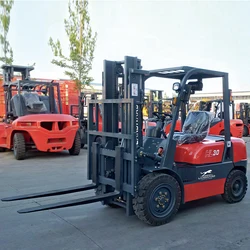 Europe and America Hot selling New Energy 3 Ton Hydraulic Counterbalance Forklift Household Use Mini Diesel Forklift Customized