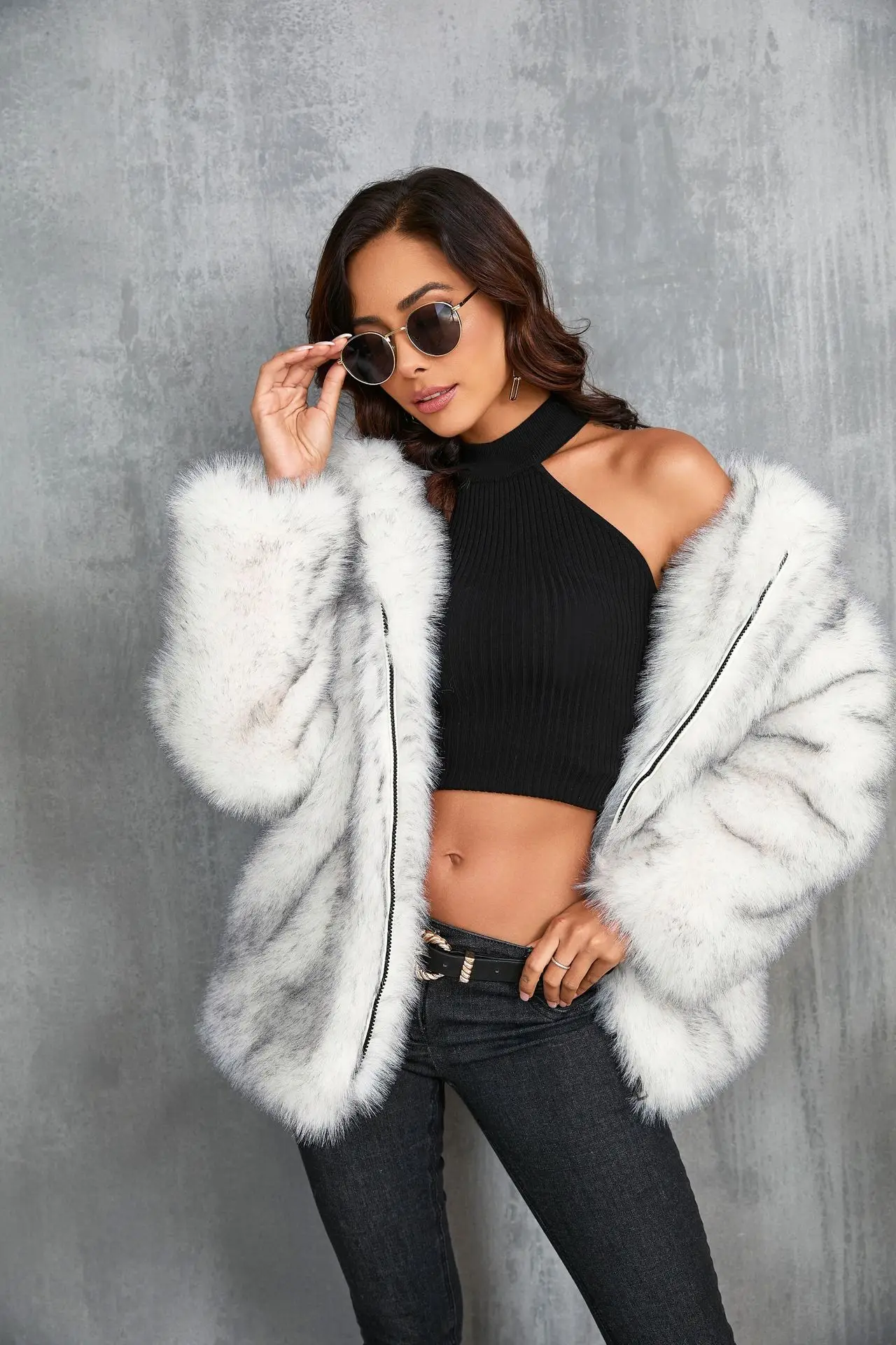 Minimalist High-end Hooded Cardigan Unisex Jacket Fashionable Double-layer Wearable Street Style Retro Minimalist Fashion