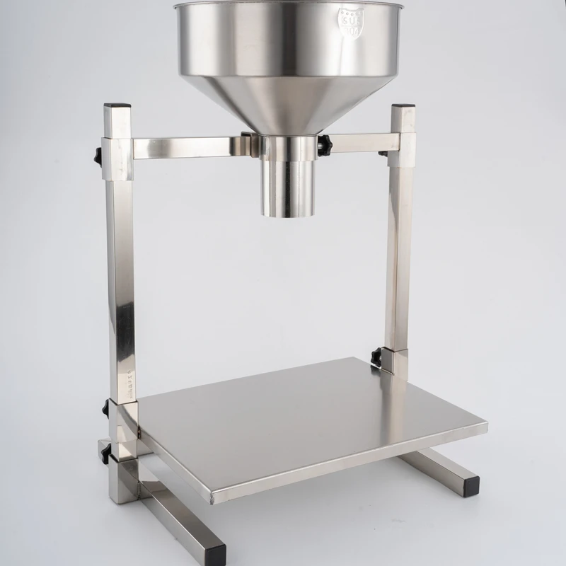 

Stainless steel large diameter vacuum bag oil-proof sub-packaging artifact with bracket refueling funnel food packaging