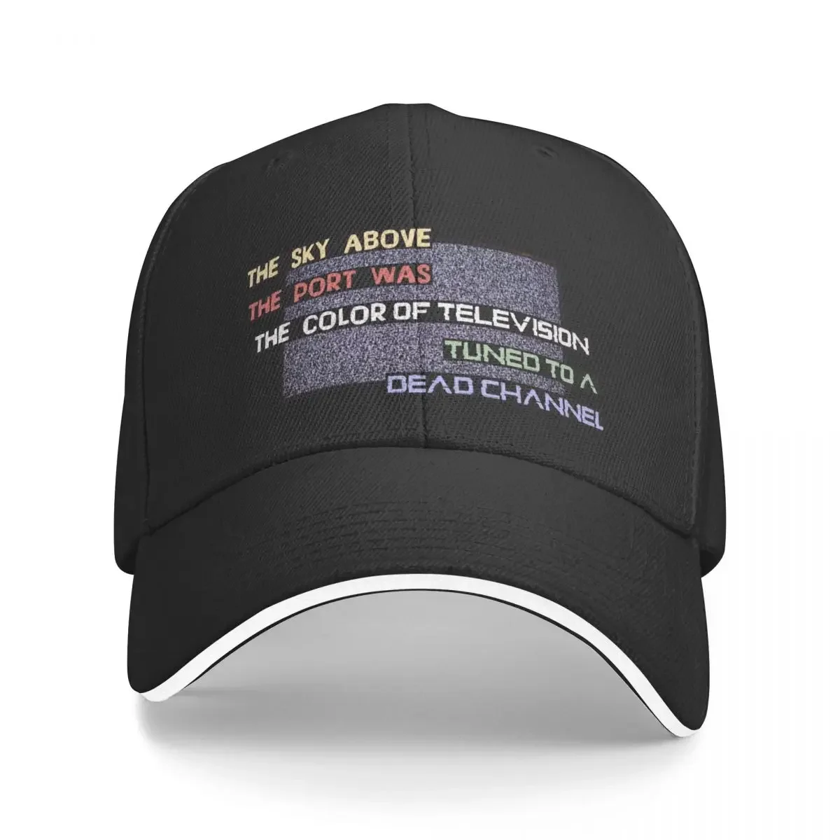 Neuromancer Collection - A Dead Channel Baseball Cap Cosplay fishing hat Sun Hats For Women Men's