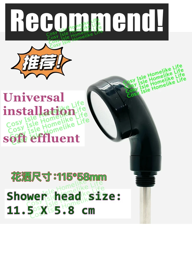 Handheld Pressure Boost Nozzle Shampoo Bed Beauty Care Water-saving Shower Head ABS Sprinkler Barbershop SPA Health Wash Hair