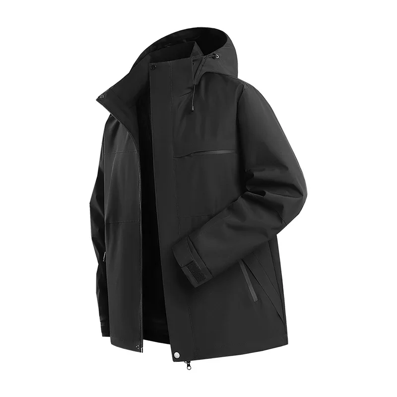 Winter new outdoor sports couple jacket waterproof, windproof and anti-fouling D4 simple