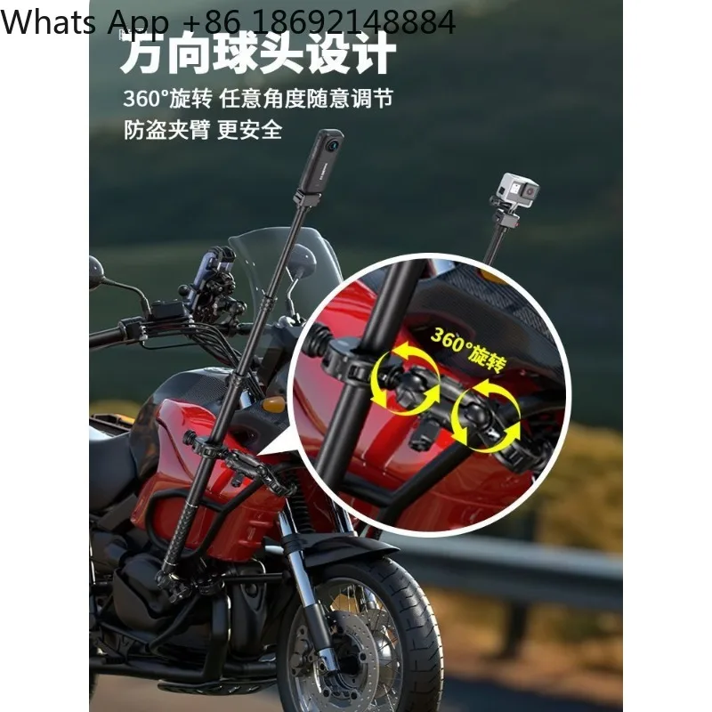 360 panoramic action camera holder selfie stick fixed gopro camera multi-function telescopic rod