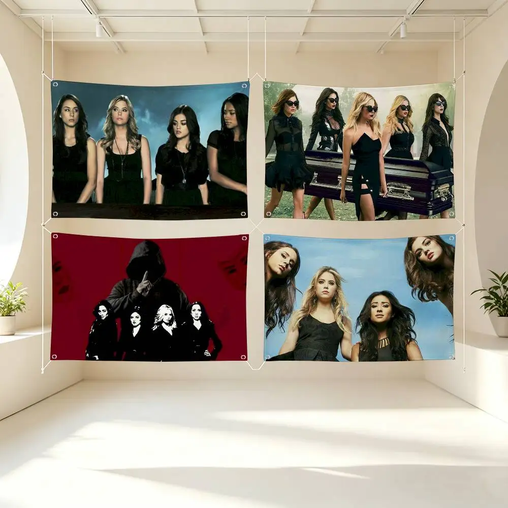 P-Pretty Little L-Liars TV  Flags Wall Hanging Tapestry Outdoor Garage Room Decorative flag Background Blanket
