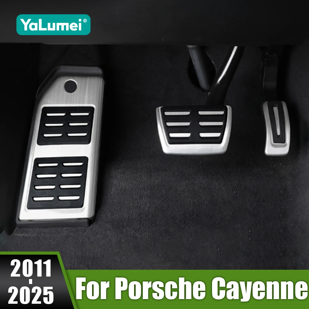 For Porsche Cayenne 958 2011-2017 Cayenne 2018-2021 2022 2023 2024 2025 Car Accelerator Fuel Brake Pedal Foot Rest Pedals Pad