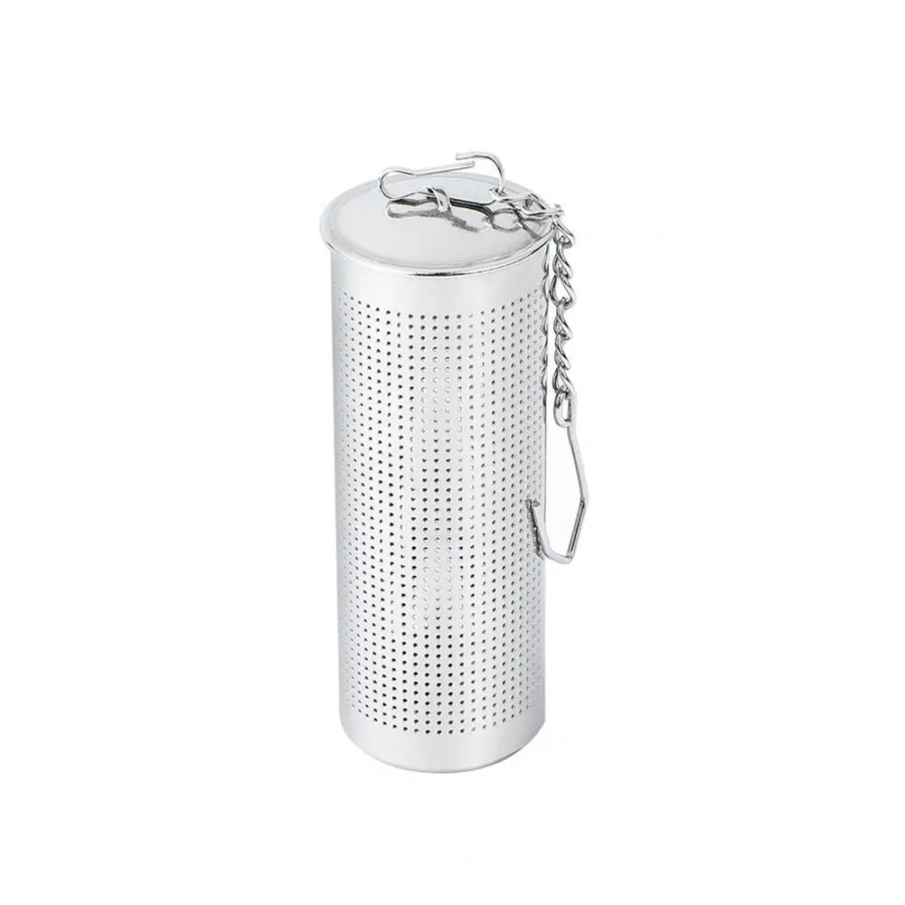 Tea Strainer with Tight-locking Lid Buckle Tea Infuser with Lid Buckle Design Secure Lid Stainless Steel Tea Strainers for Loose