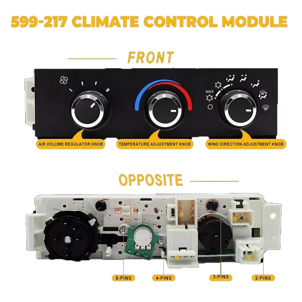 599-217، 15773678 وحدة التحكم في المناخ 599-217 لـ Dorman Chevy GMC Van 1996-2020 Express Ventur 15073274، 15130959 #3