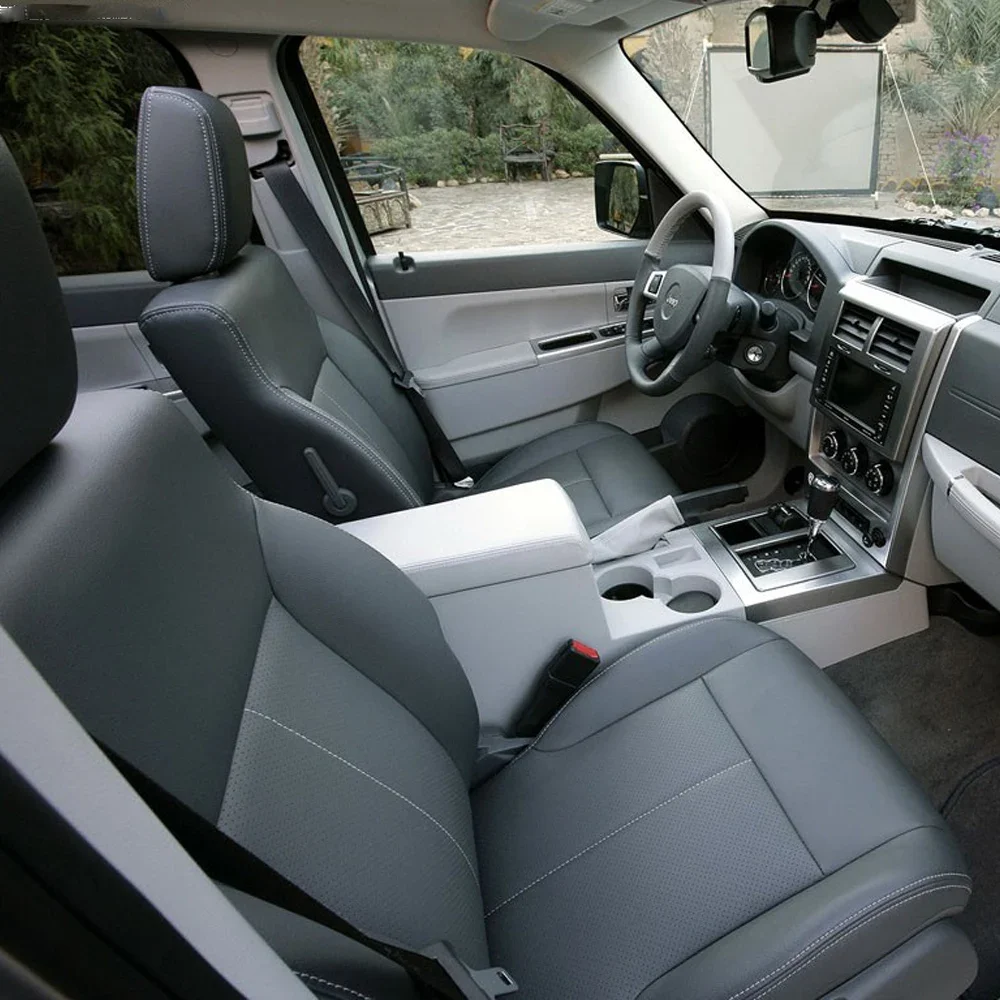 Spezieller Autositzbezug für Jeep Grand Cherokee ‌ 2007 2008 2009 2010 PU-Leder-Sitzkissen Schutzpolster Autositzbezüge – Detail 3