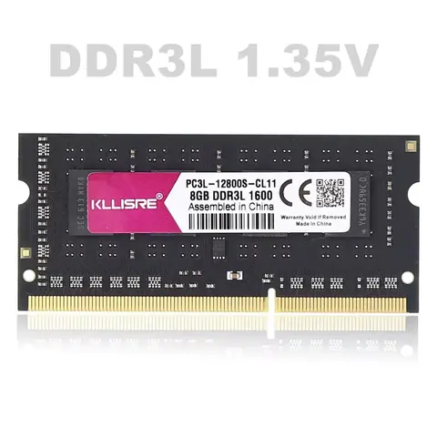 Kllisre Memória DDR3 DDR4 8GB 4GB 16GB Laptop Ram 1333 1600 2400 2666 3200 DDR3L 204pin Sodimm Notebook memory