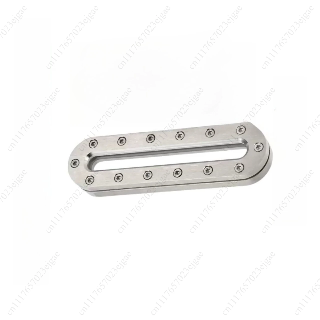 Flanged Long Strip Sight Glass, 304  Stainless Steel Oval Plate Viewing Window for Industrial Tank Vessel