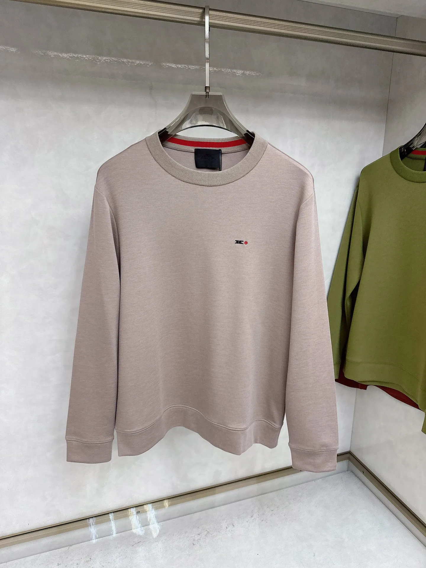 SIJITONGDA  2025 Men's Early Autumn Winter New Boutique Cotton Material Long Sleeve Sweater, Size M-3XL