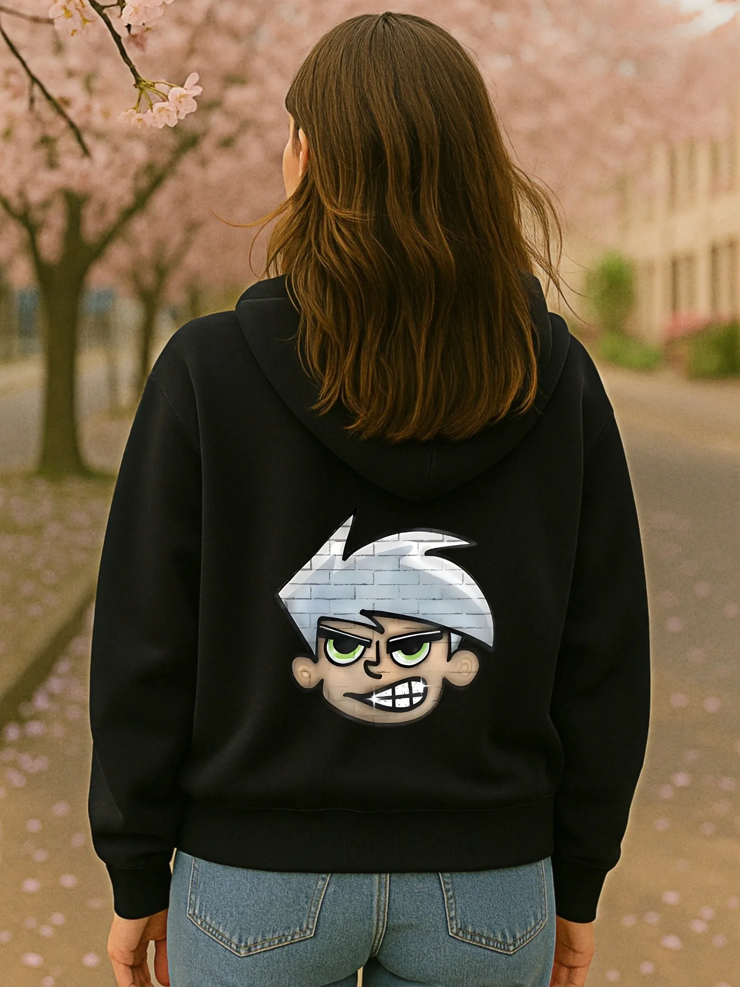 هوديي برسومات جرافيك، طباعة كرتونية، جمالية كاجوال، قماش ناعم، ملابس يومية غير رسمية، للشباب #2