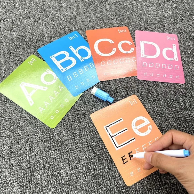 《Alphabet Card Toy Cognition》Alphabet Card Toy Cognition Learning Set For Early Education And Interactive Play Activities