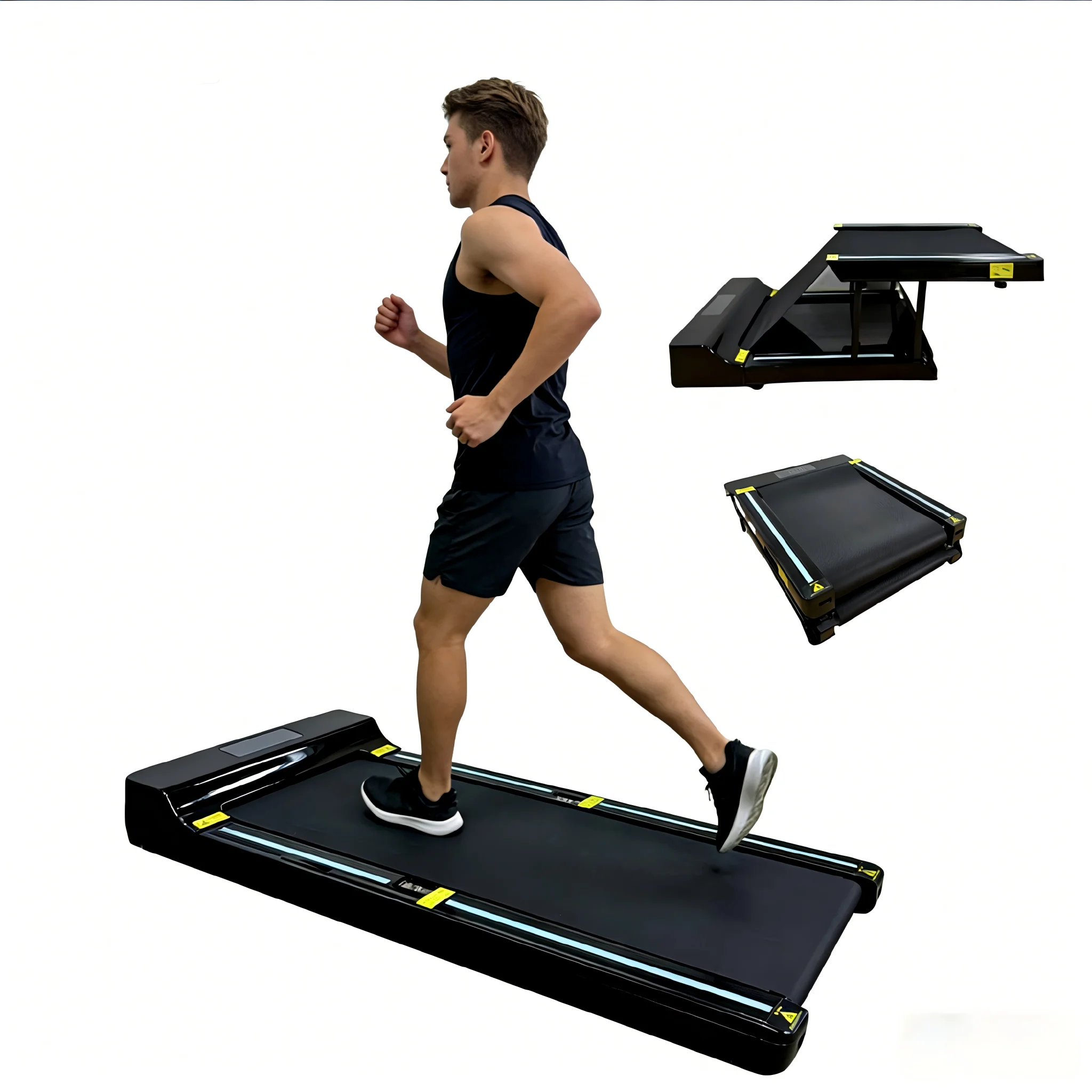 

Складная электрическая беговая дорожка Custom Patent Walking Pad для дома с LED-подсветкой, экономящая пространство