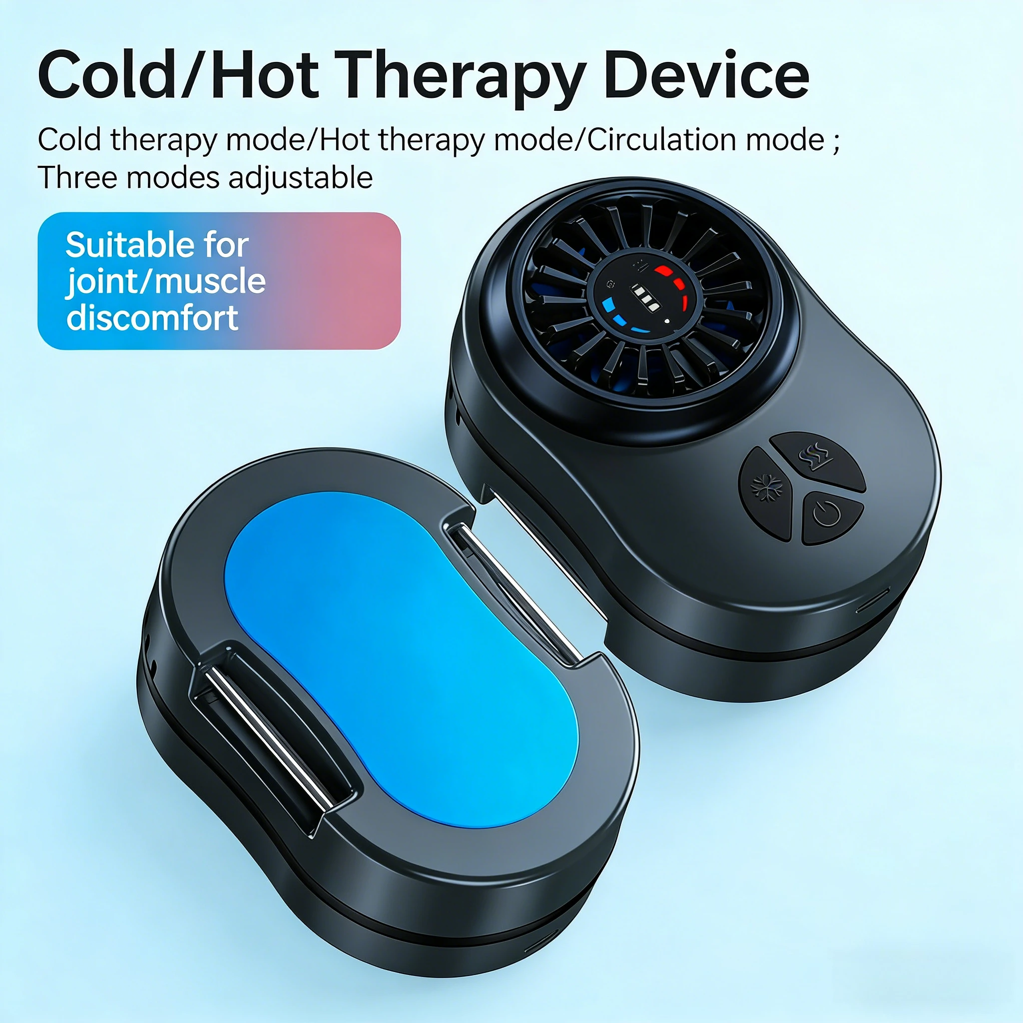 

Hot & Cold Therapy Device for Knee, Ankle & Joint – Sports Recovery Massager for Pain Relief